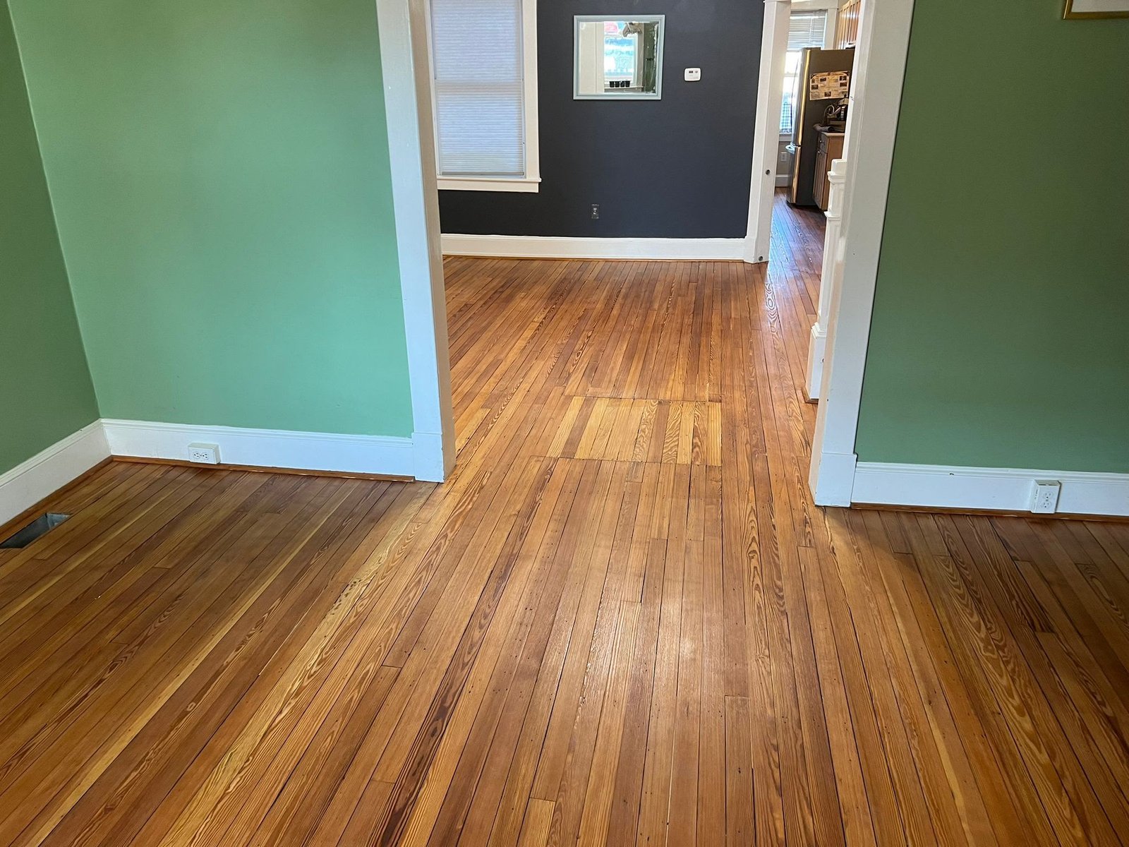 Flooring transformation - before